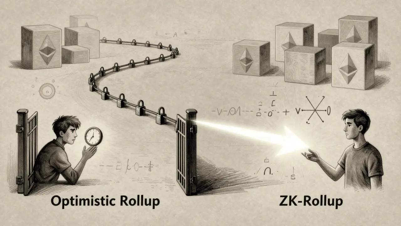 Transaction Finality in Rollups: How Optimistic and ZK-Rollups Differ in Speed and Security