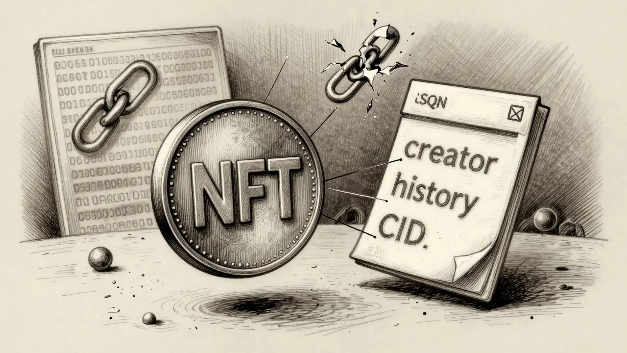How NFT Metadata Stores Provenance Information