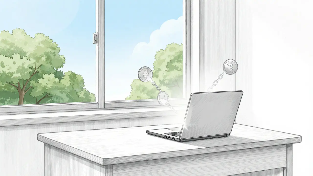 Clean etching of a laptop staking node in a green room