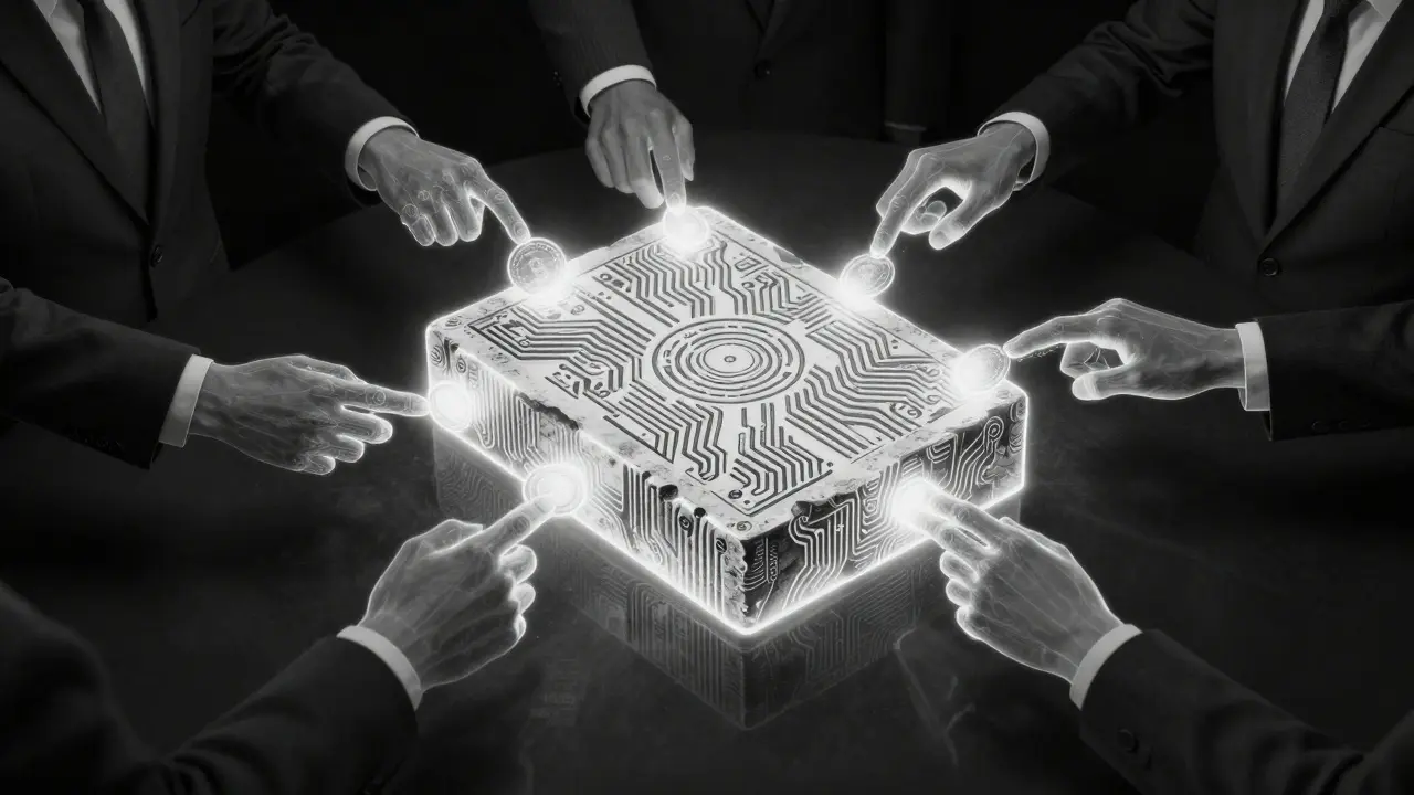 Ethereal code block enforcing token rules in an etching style.