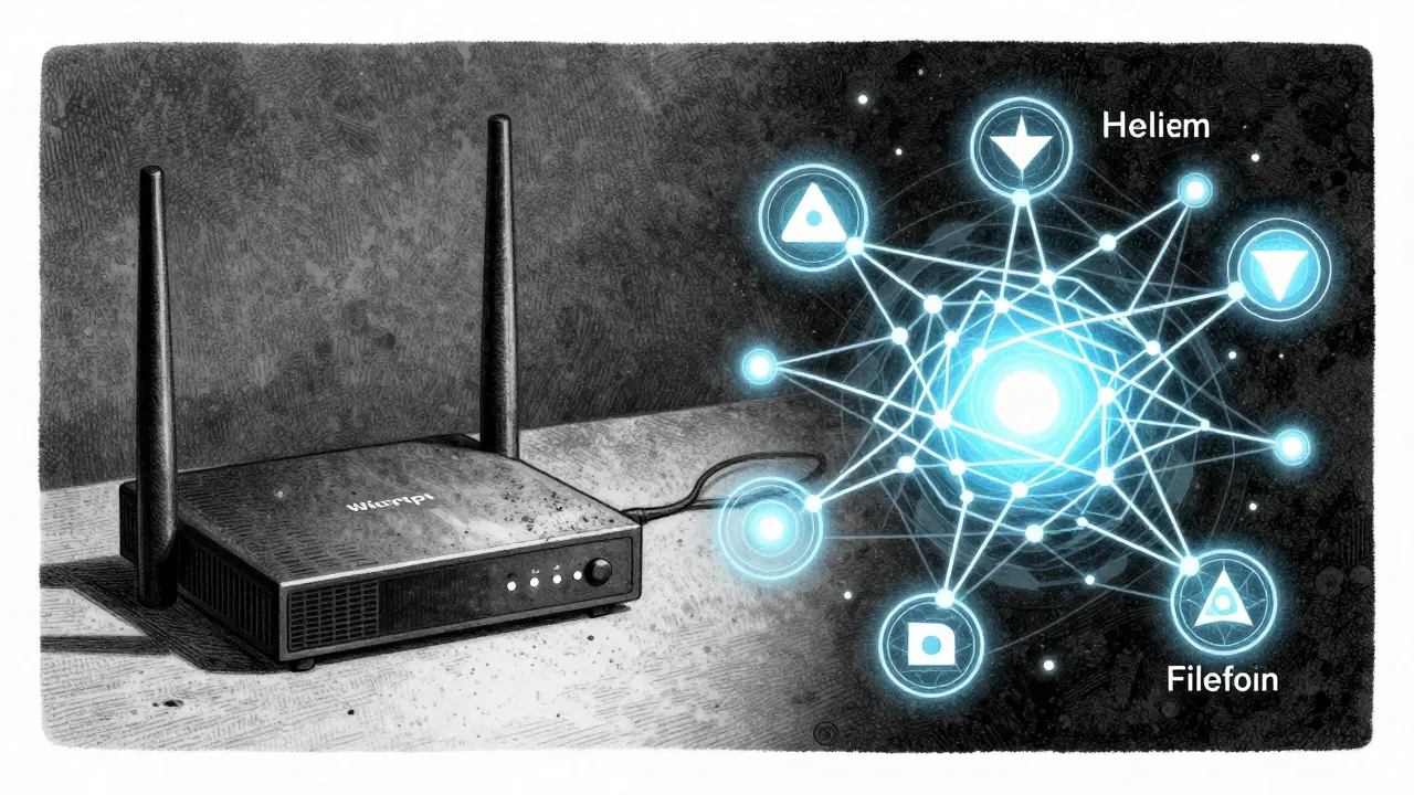Dormant router vs active decentralized network nodes