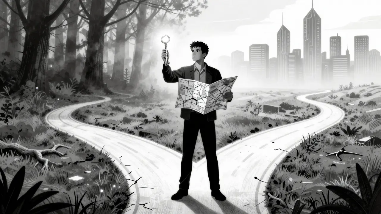 Etching of trader choosing path between risk and efficiency in DeFi