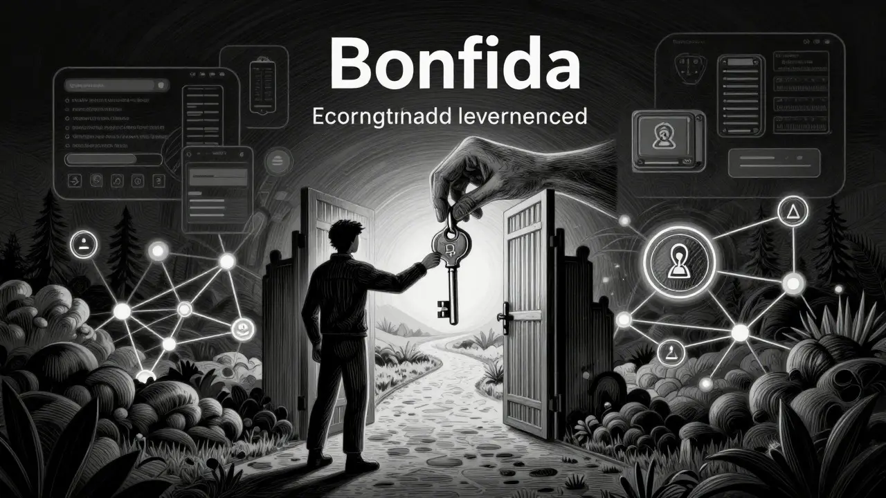Illustration of a key unlocking access to the Solana domain ecosystem