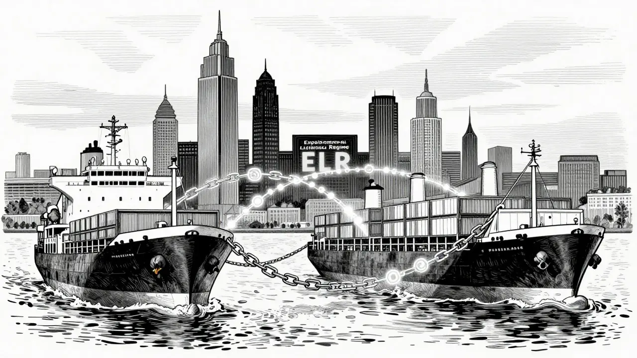 Crypto used for international trade via ELR regime