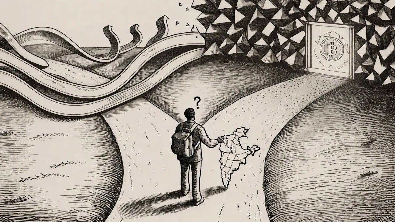 Illustration showing crypto excluded from traditional tax-saving rollover paths